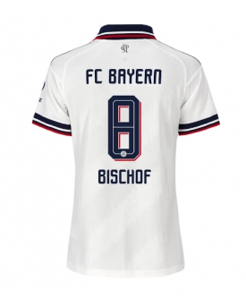 Billige Fotballdrakt Bayern Munich Tom Bischof #8 Replika Bortedrakt Dame 2026-27 Kortermet